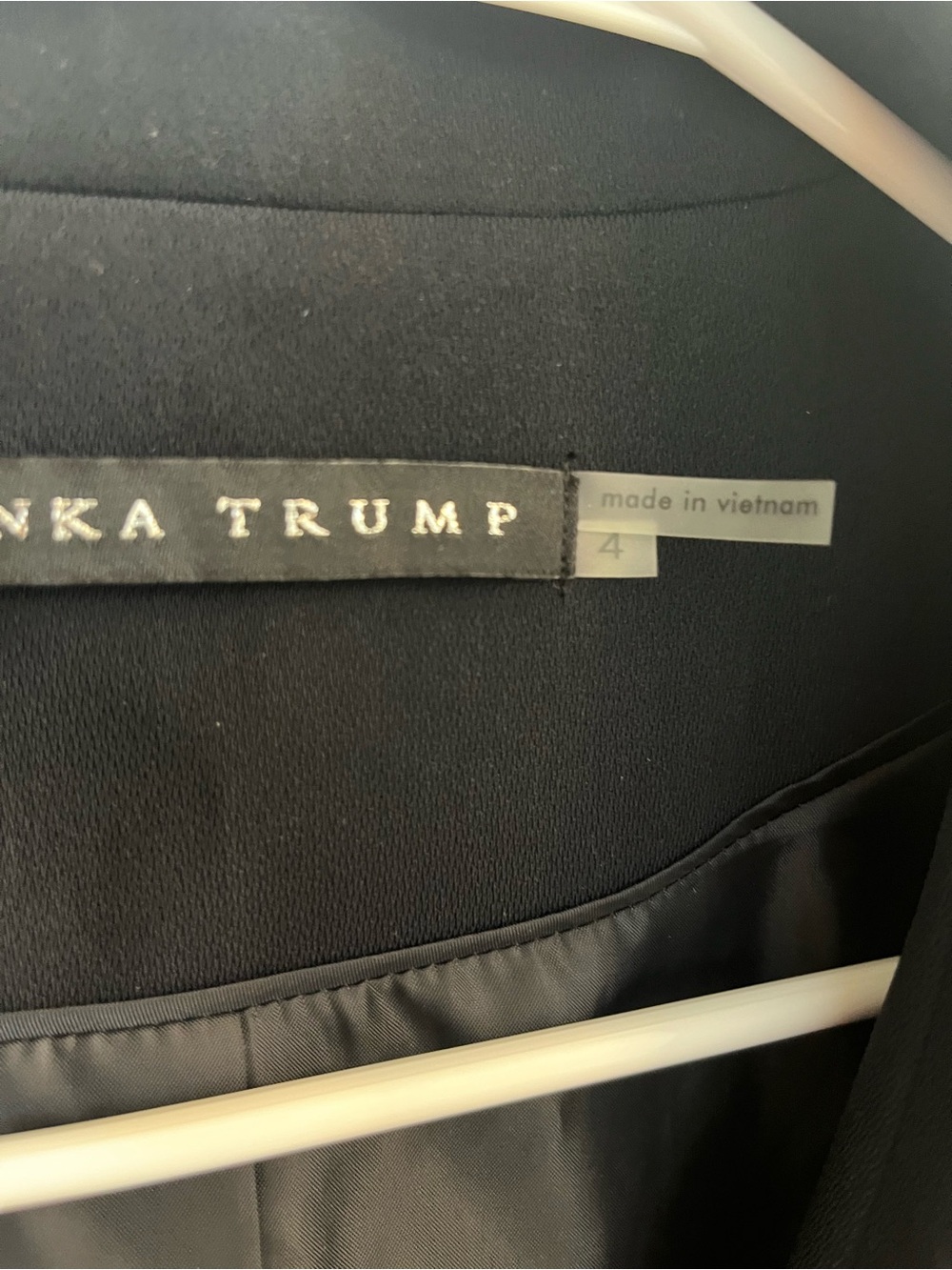 Ivanka Trump Navy Blue Single-Button Tailored Blazer with Gold Buttons New - Picture 7 of 10